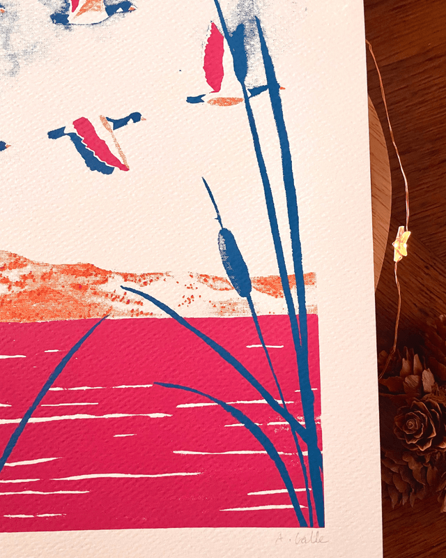 Affiche, Les oies sauvages