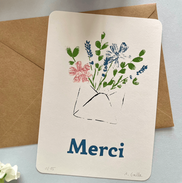 Carte postale, Merci