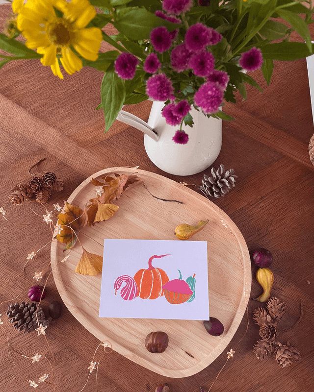 Carte postale, Les citrouilles