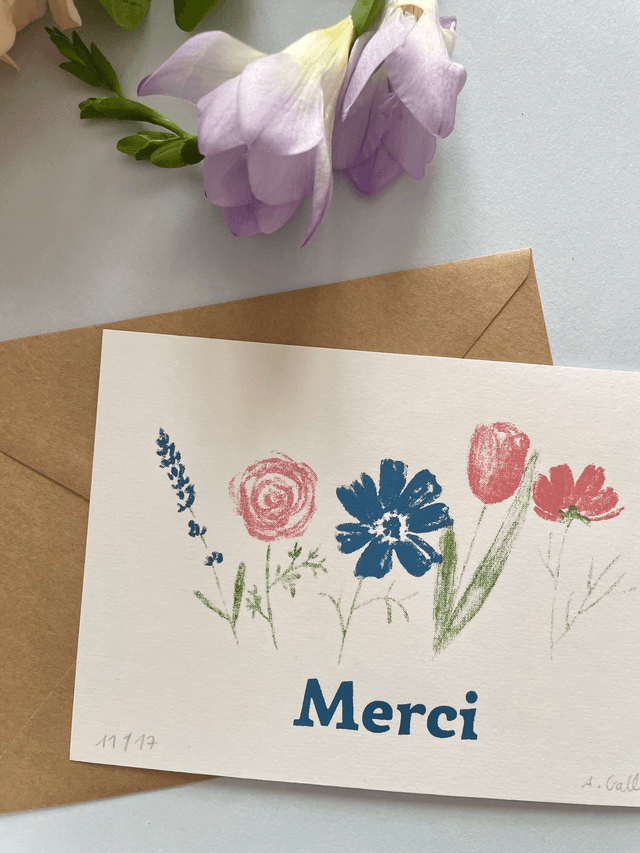 Carte postale, Merci 