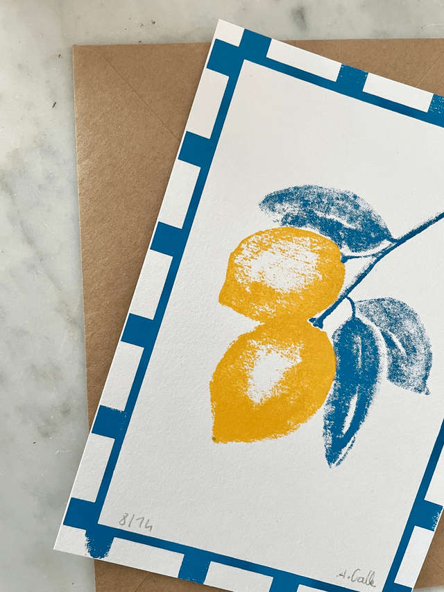 Carte postale, Citrons