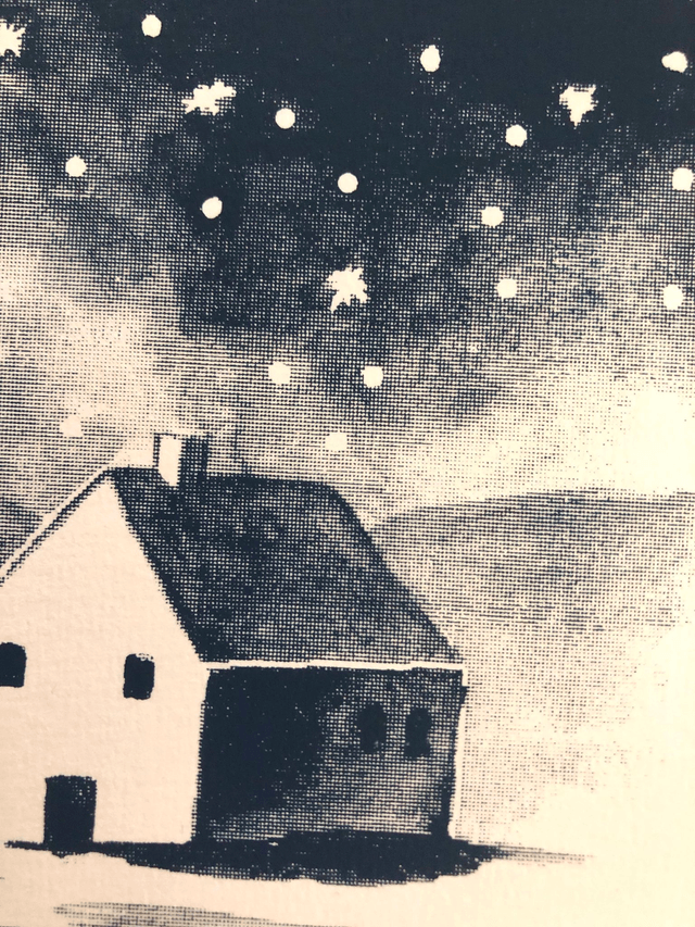 Carte, le ciel étoilé