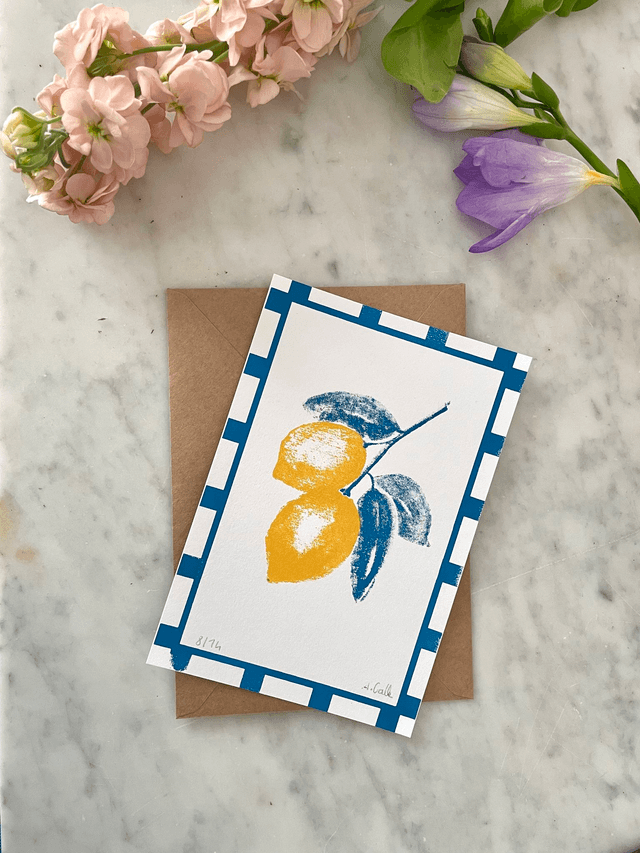 Carte postale, Citrons