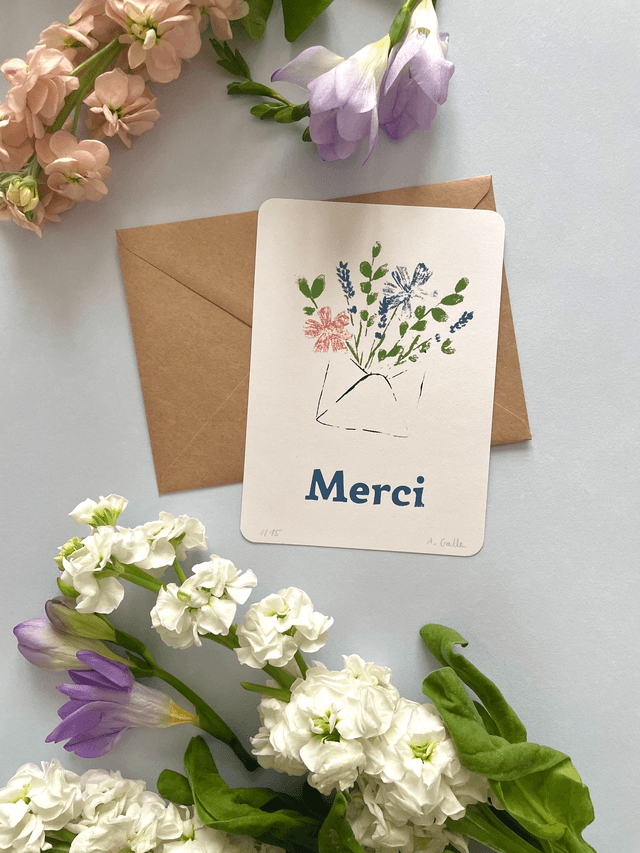 Carte postale, Merci